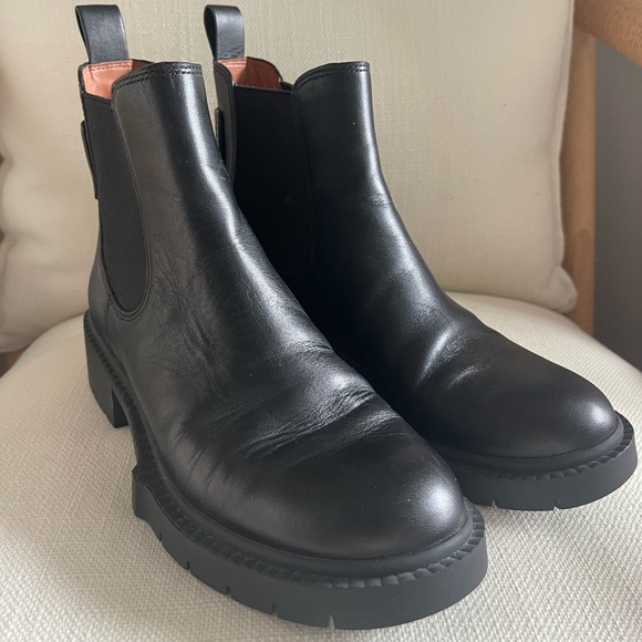 Coach Lyden Black Leather Boot - Picture 1 of 6